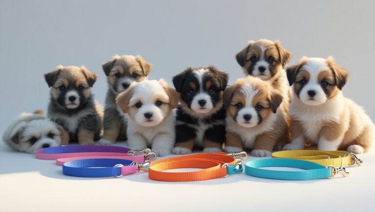 Leonardo Phoenix 10 A group of adorable puppies each with uniq 1 Halo Collar 4 GPS Wireless
