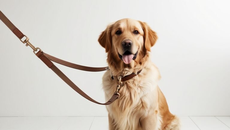 Leonardo Phoenix 09 A majestic large dog possibly a Golden Ret 3 Leash Training